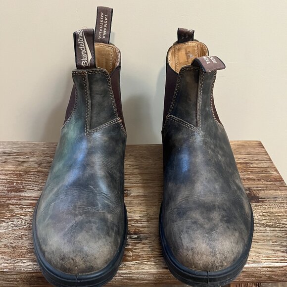 Men's Blundstone Classic Boots Rustic Brown US Size 9.5 w/Superfeet Insoles - Picture 3 of 9